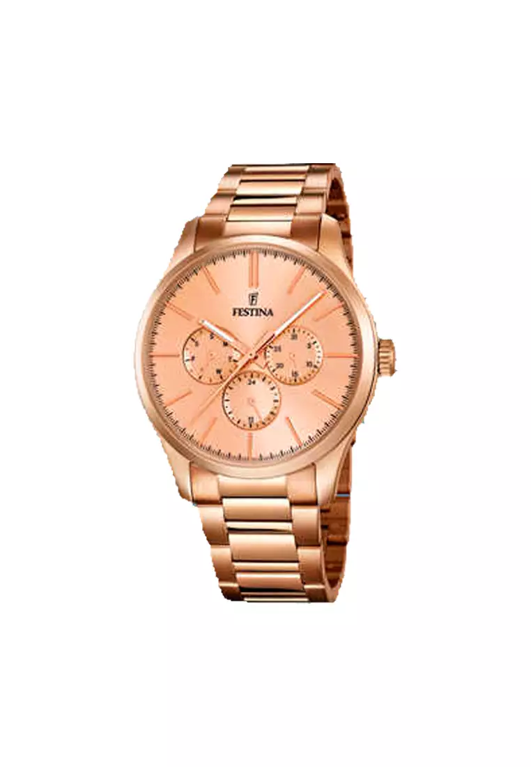 Festina rose gold discount watch