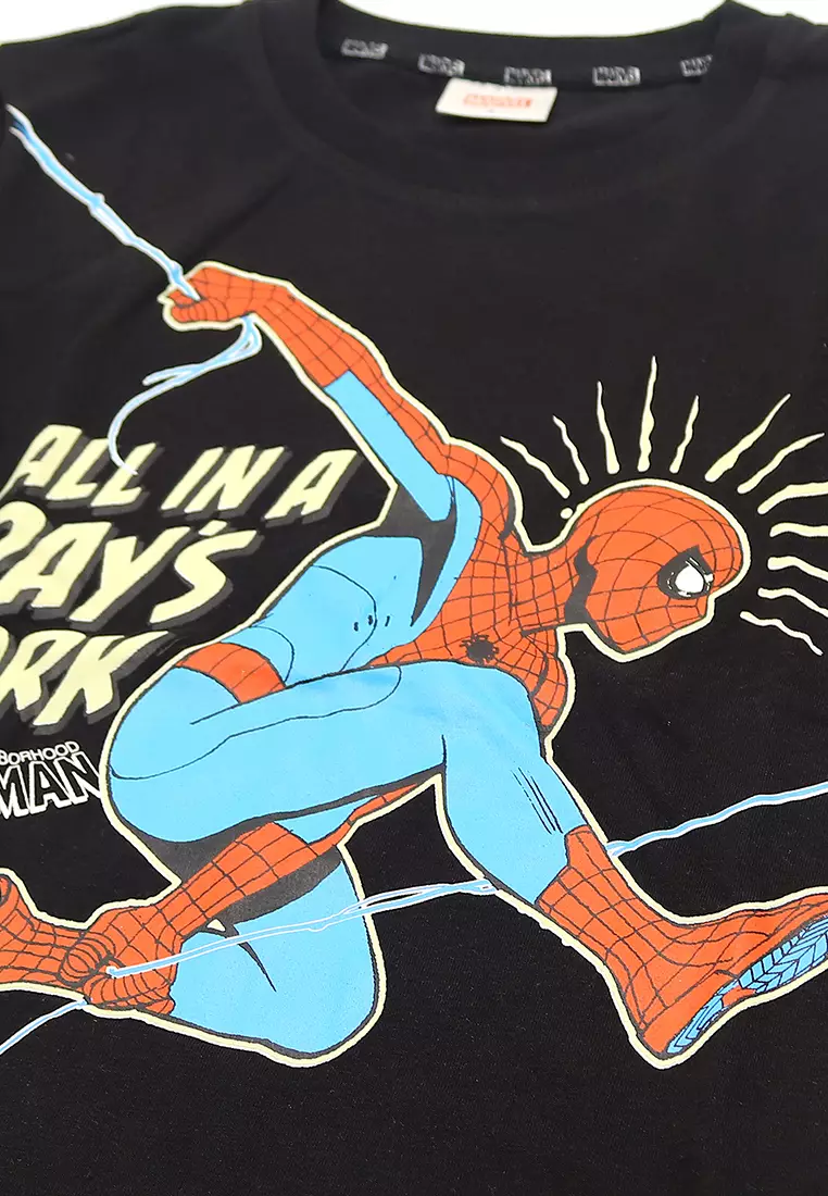 Boys Licensed Graphic T-Shirt Spidey Day's Work