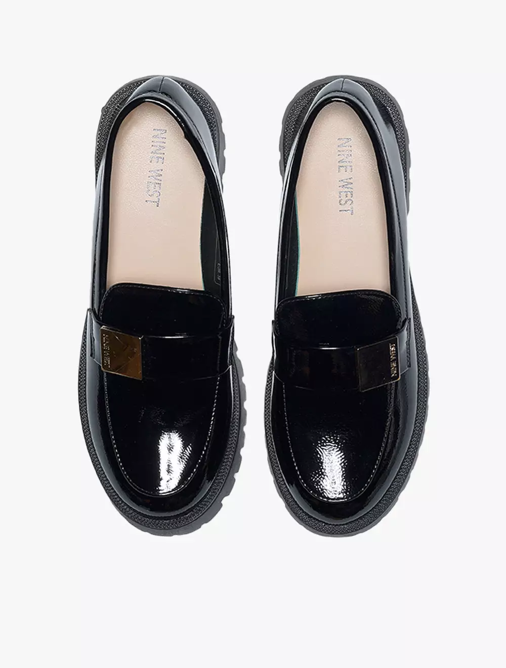 Payless Nine West Womens Rhyn Platform Loafers - Black_15