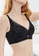 ZITIQUE black Women's Four Seasons Lace Floral Pattern 3/4 Cup Non-wired Push Up Bra - Black FB9F4US143F098GS_4
