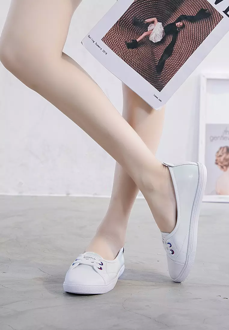 Smart Causal Leather Sneakers RX5199