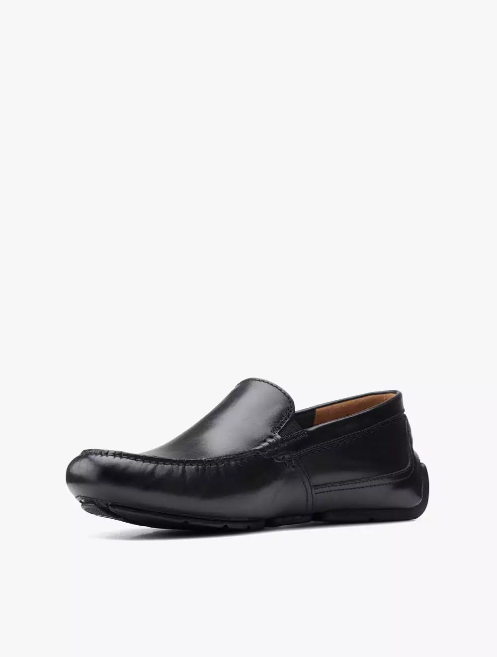 Jual Clarks Clarks Markman Plain - Black Leather - Black Leather ...