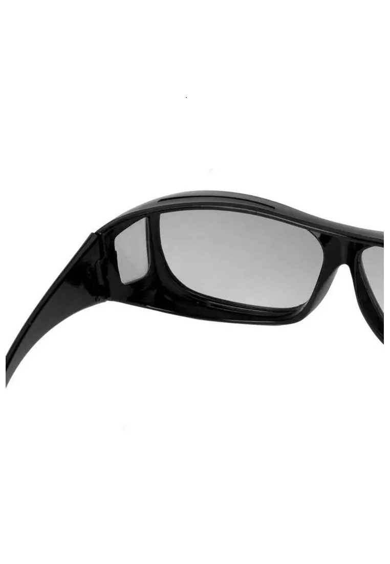 Mackenzie Kacamata Night Vision UV Protection Pria Dan Wanita Material PC ORIGINAL - Black