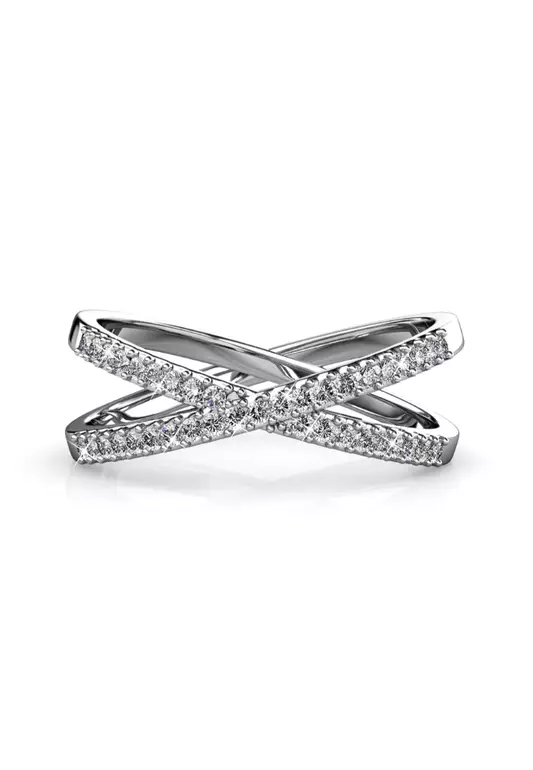 Synergy Ring Embellished with SWAROVSKI®  crystals - US 7