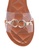 London Rag brown Clear Buckled Quilted Slides in Tan EACC5SH250D2C2GS_4