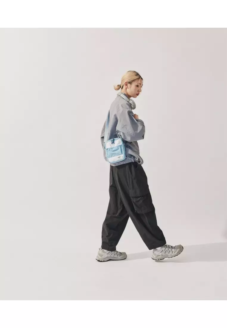 Plain-me 經典旅行小包 - 拼色特別版-藍色/白色