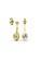 Her Jewellery gold Paris Earrings (Yellow Gold) - Made with premium grade crystals from Austria 92BFBAC915E216GS_3
