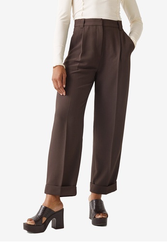 Buy u0026 Other Stories Tapered High Waist Trousers 2023 Online | ZALORA  Singapore