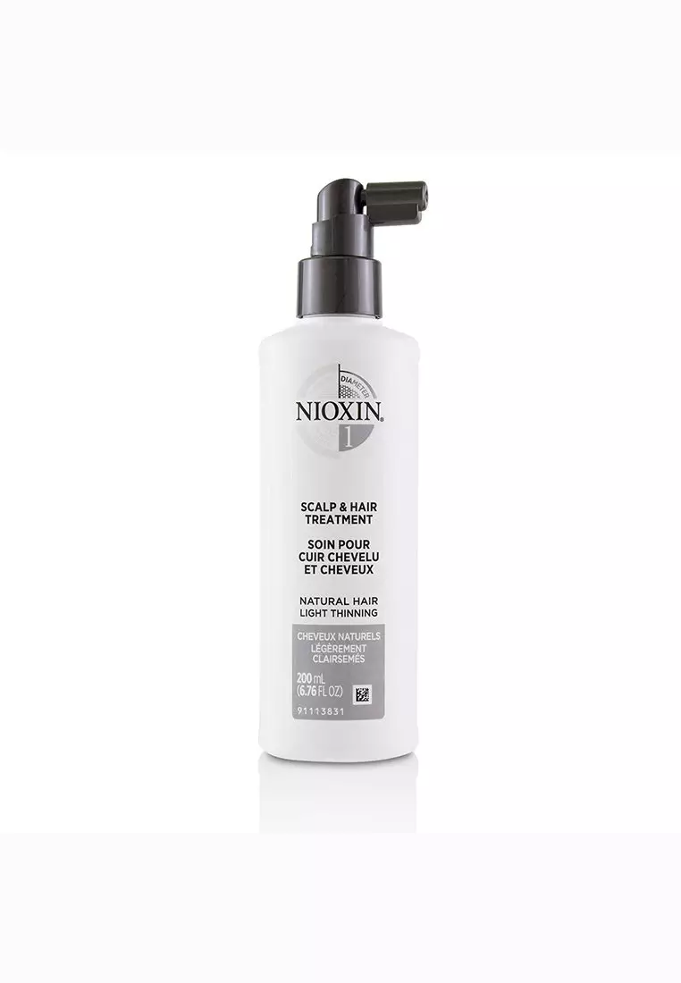Nioxin - Diameter System 1 Scalp & Hair Treatment (Natural Hair, Light Thinning) 200ml/6.76oz