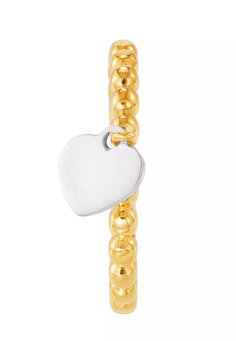 HABIB Oro Italia 916 Yellow and White Gold Ring GR47100921(YW)-BI (22K Gold)