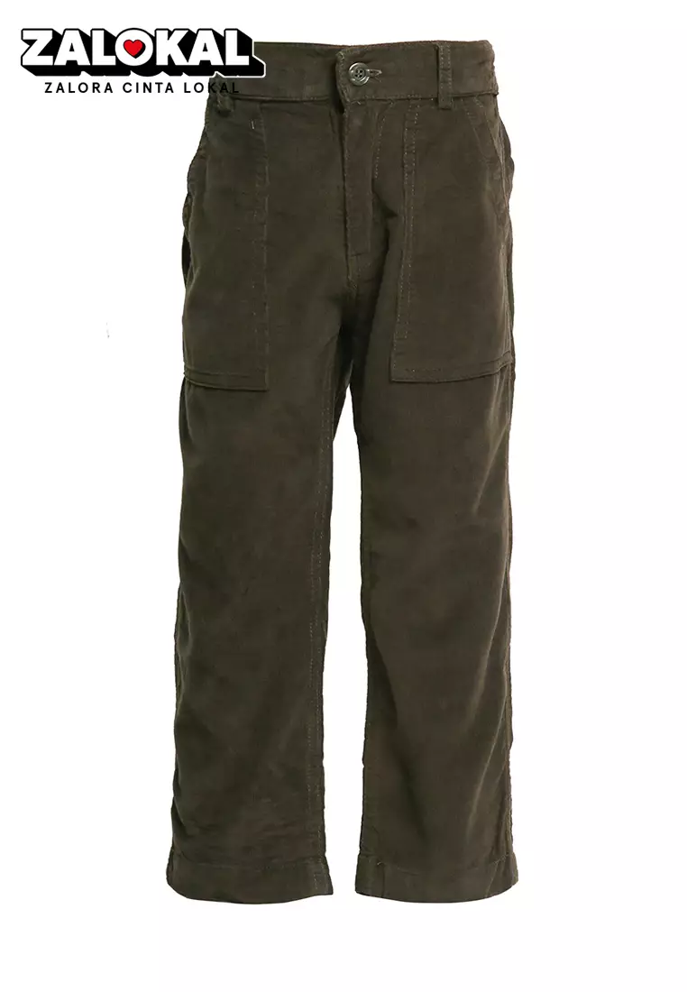 Unisex Regular Corduroy Pants