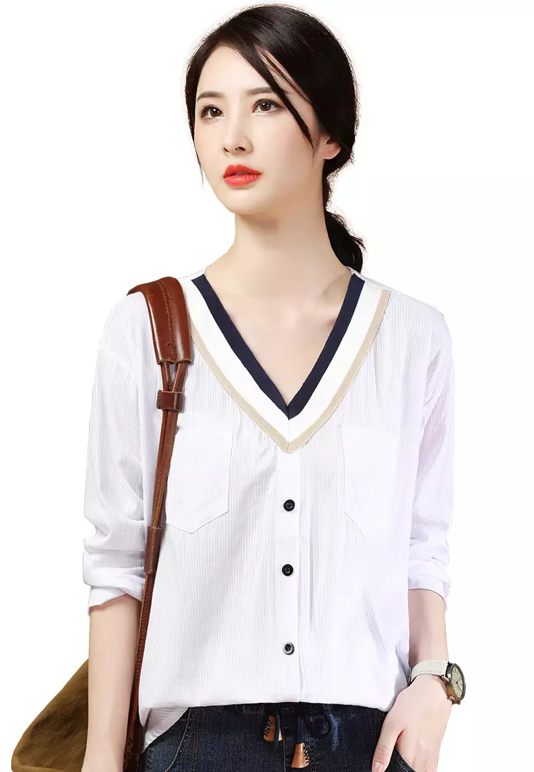 Loose deals cotton blouses