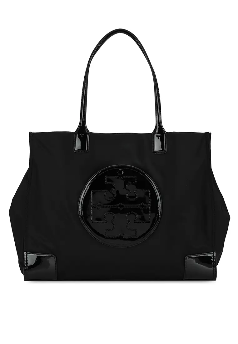 TORY BURCH Ella Patent Tote Bag hz 2024 Buy TORY BURCH Online