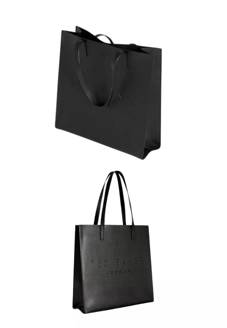 セール！Ted Baker☆ Soocon Crosshatch Large Icon Bag - Black Buy Soocon Large Crosshatch Icon Bag for Women | Ted Baker KSA