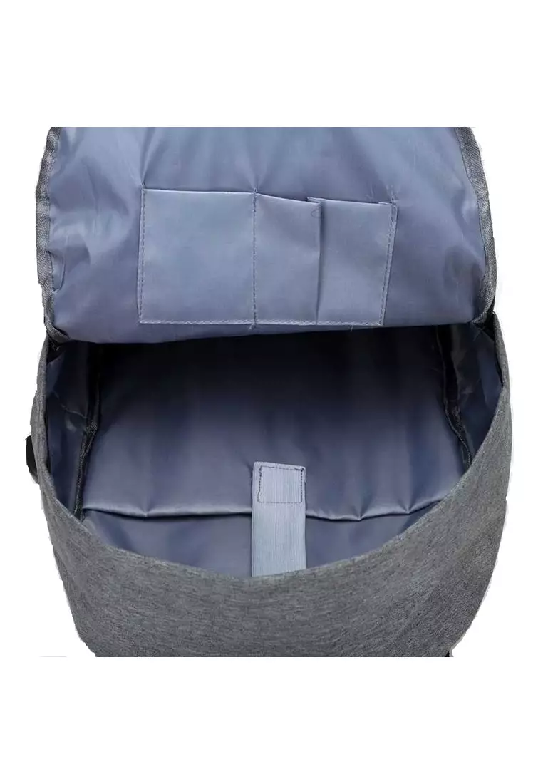 Victor Tas Ransel Backpack Pria dengan USB Charger Port Large Compartment Material Polyester ORIGINAL - Gray