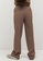Mango brown Pleat Detail Trousers 1E06FAADF09817GS_2