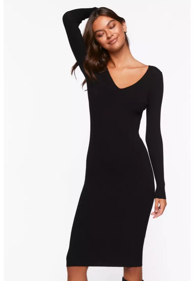Buy FOREVER 21 Sweater Knit Midi Dress 2023 Online ZALORA