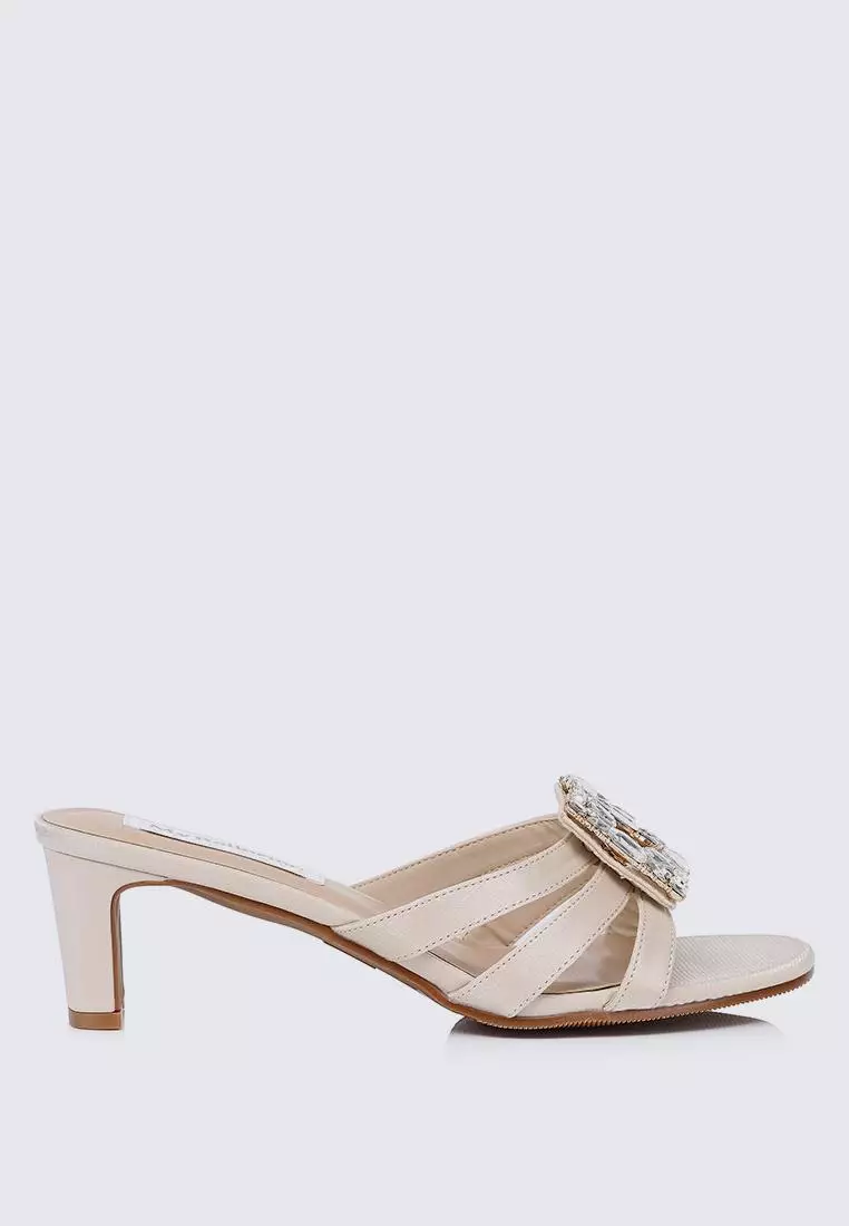 Discount on My Ballerine  shoes - SKU: My Ballerine Kendra Comfy Heels In Nude