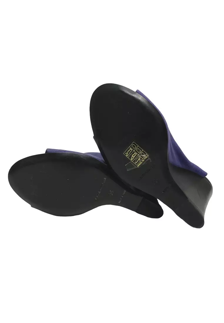 Pre-loved Balenciaga Stretch And Slingback Heels for Women in Purple - D1-299987-WAN41-5161-36