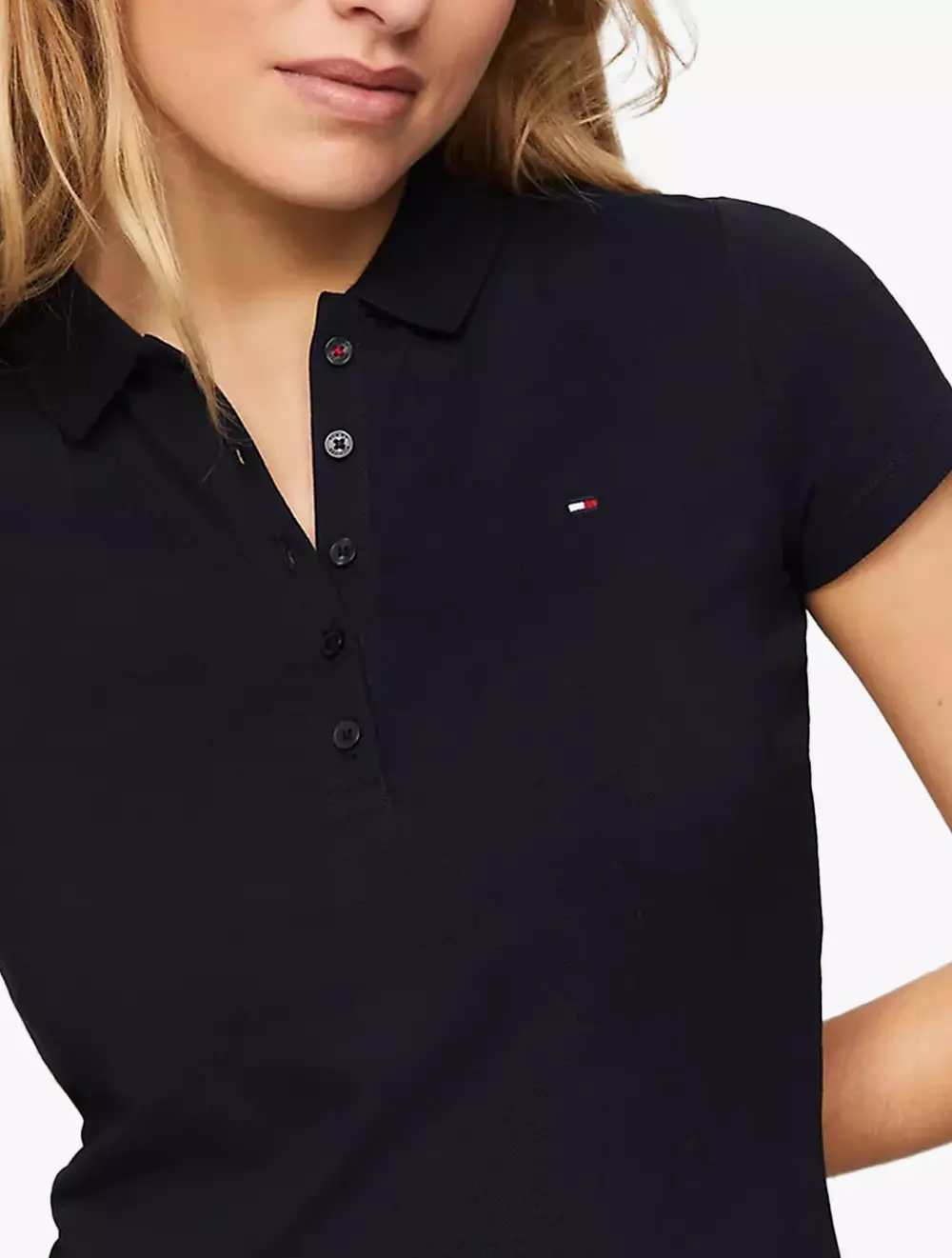 Tommy Hilfiger - Stretch-Cotton Slim Fit Polo Dress - Navy - Navy