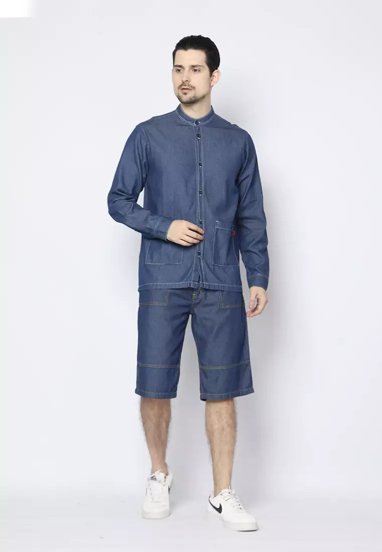 Celana Pendek Skena Pria Denim Chambay 162402