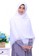 First Hijab white Kamila Square Hijab In White EC68EAA1684291GS_4