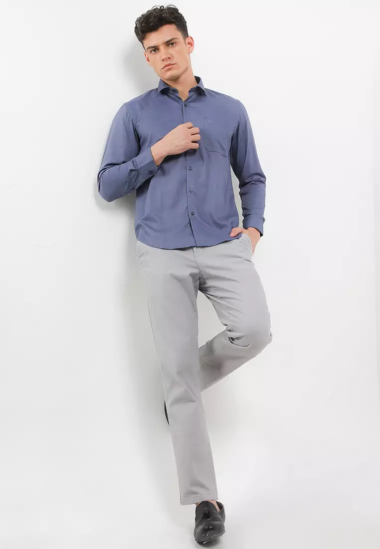 Cardinal Casual Men Kemeja Cotton Full Print