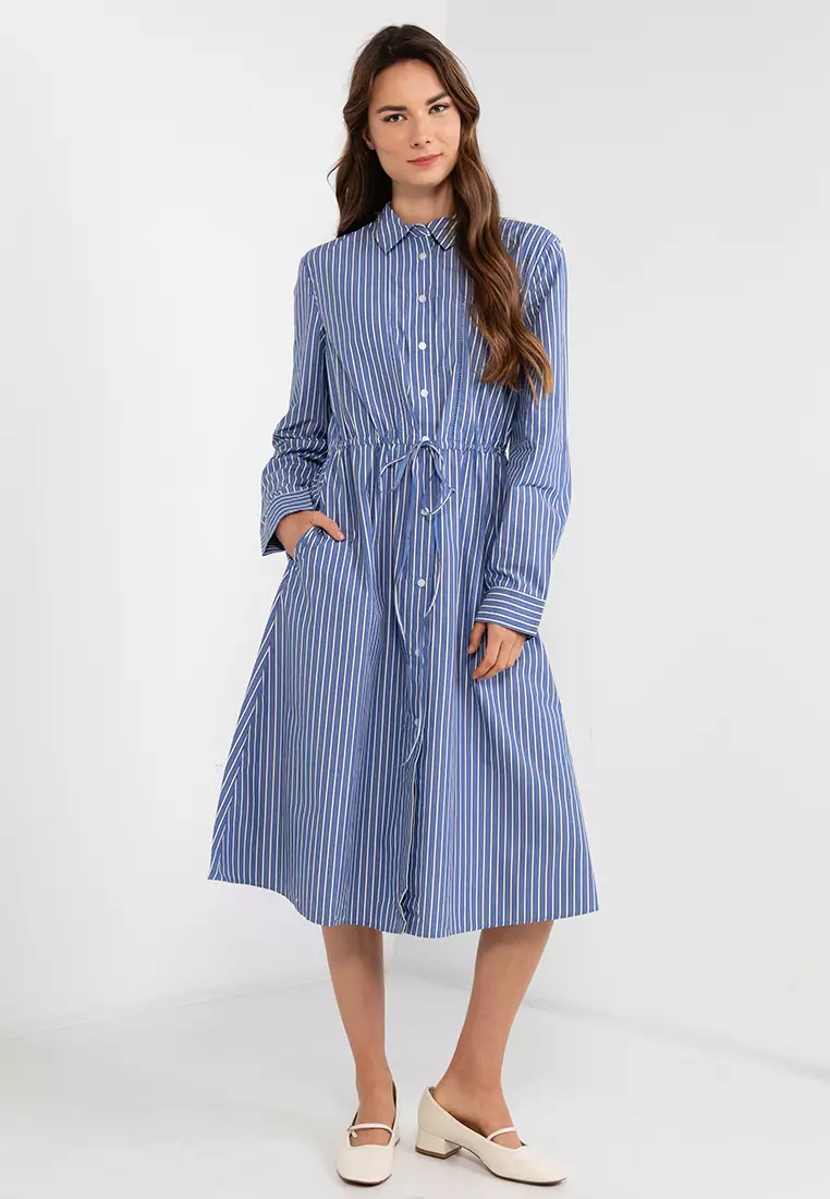 Tommy hilfiger store blue striped dress