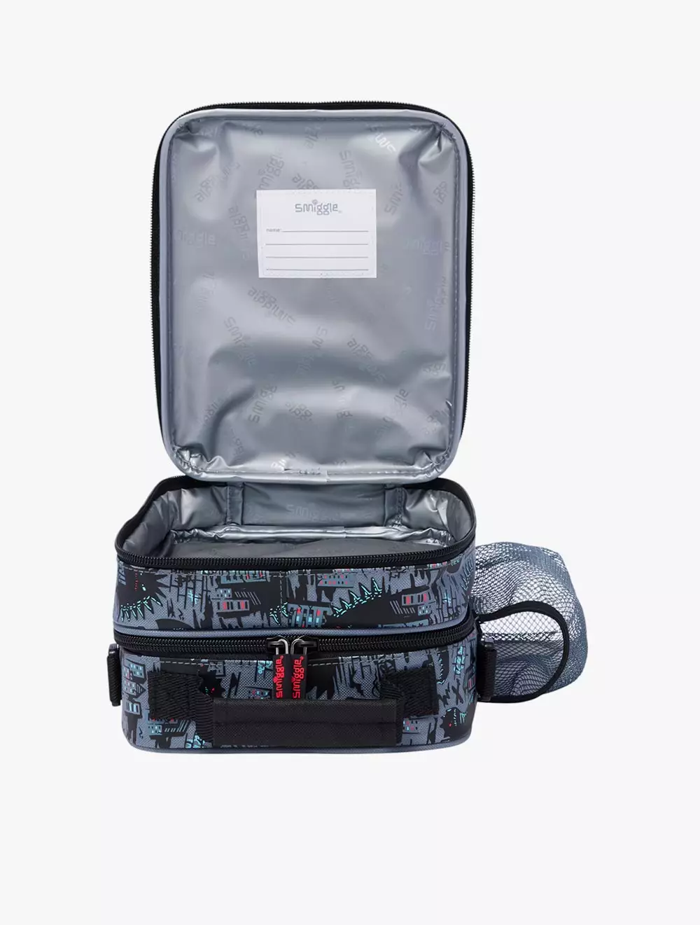 Smiggle  Bright Eyes Hardtop Lunchbox With Strap - IGL457461GRY