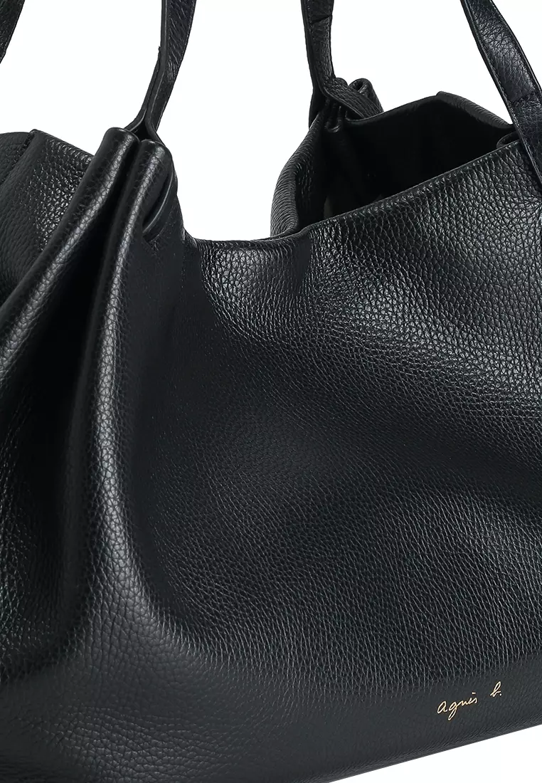 Leather Shoulder Tote Bag
