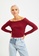 Trendyol red Off Shoulder Knitted Blouse 2B842AA6312194GS_4