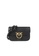 Pinko black Pinko 22 spring / summer love bell rounded leather ring chain leather shoulder strap Single Shoulder Messenger Bag 6EB4FACAD0491CGS_1