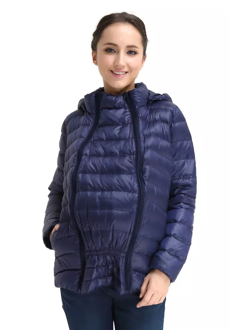 Maternity jacket with hood sale