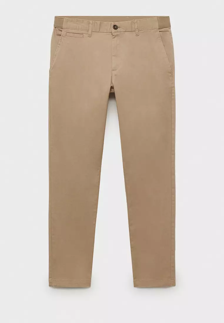 Prato Cropped Tapered Chino Trousers