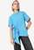 Saturday Club 藍色 Ruched Drape Hem T-Shirt 1E3E4AA430CEBCGS_1