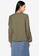 JACQUELINE DE YONG green Prove Long Sleeve Frill Sweatshirt 73EA3AA05B7B93GS_1