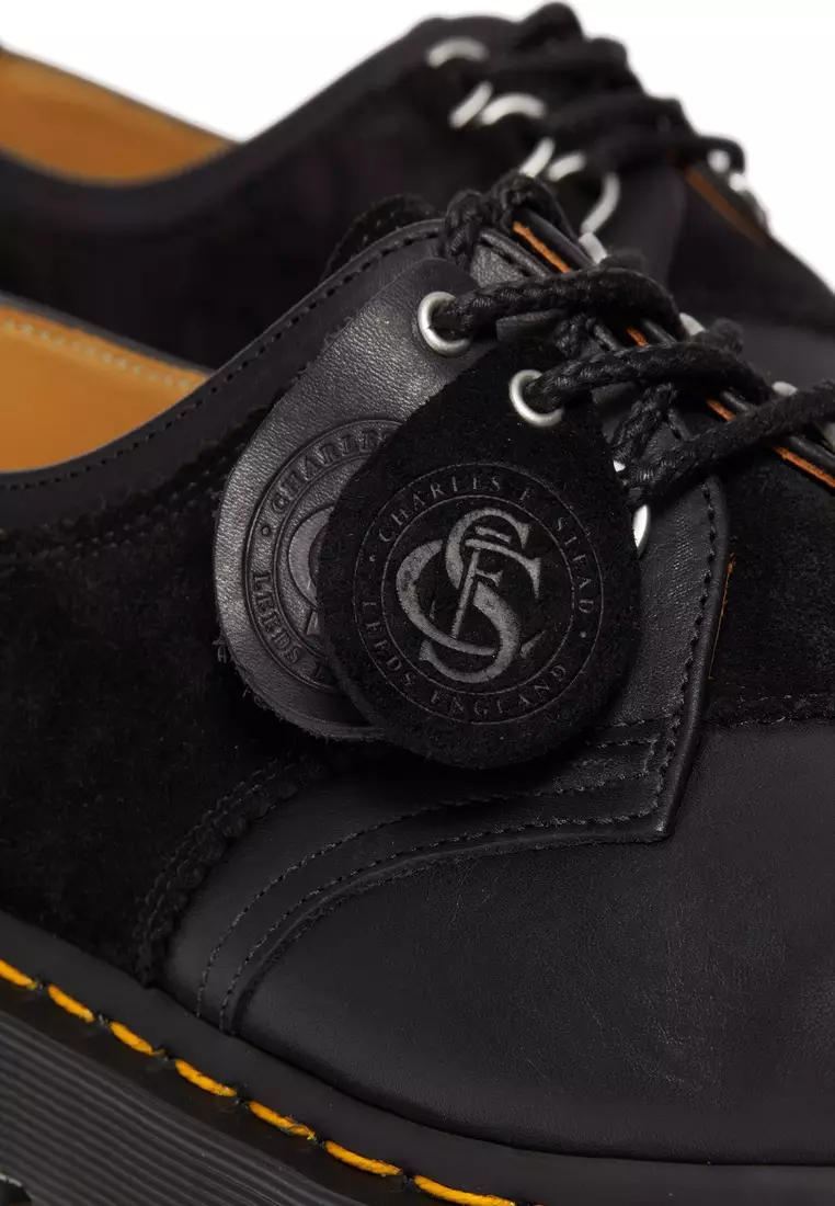 Made in England 1461 Repello Calf Suede Black Pascal APLQ