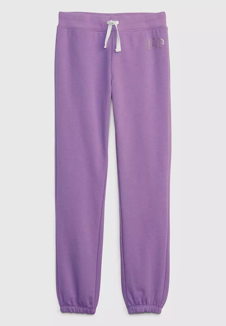 Kids purple online joggers