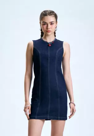 zalora denim dress Buy Zalia Rita Buttoned Denim Dress 2026 Online