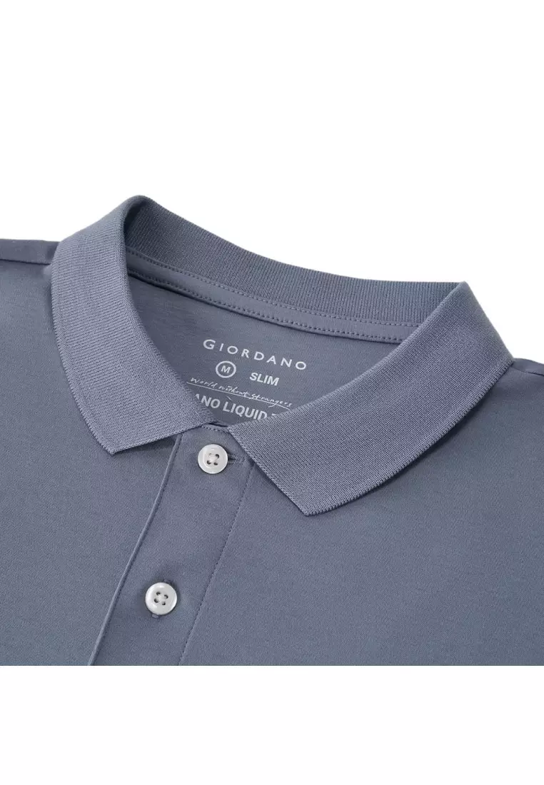 Men's Liquid Touch Short Sleeve Slim Embroidery Polo 01015291