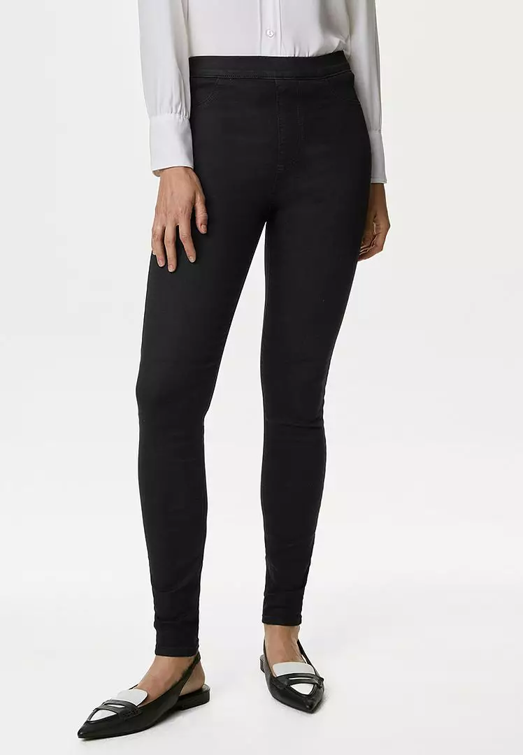 Marks and spencer high waisted jeggings clearance