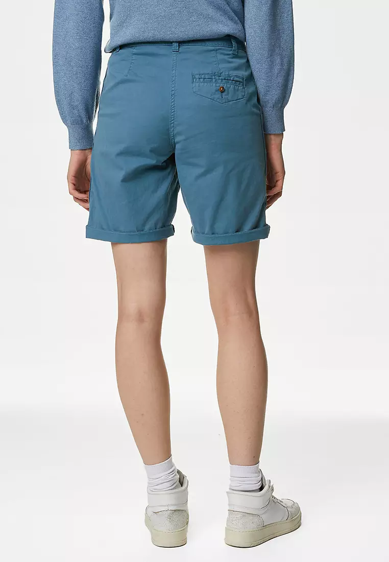 Cotton Rich Tea Dyed Chino Shorts