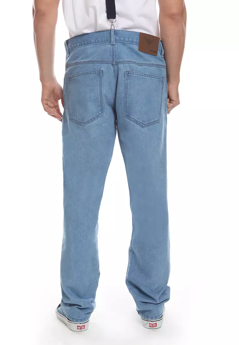 Big size Jeans Non Stretch L-Blue NS2103