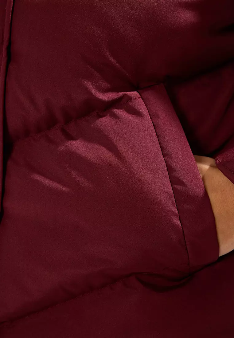 Claret Red Regular Coat TWOAW24MO00048