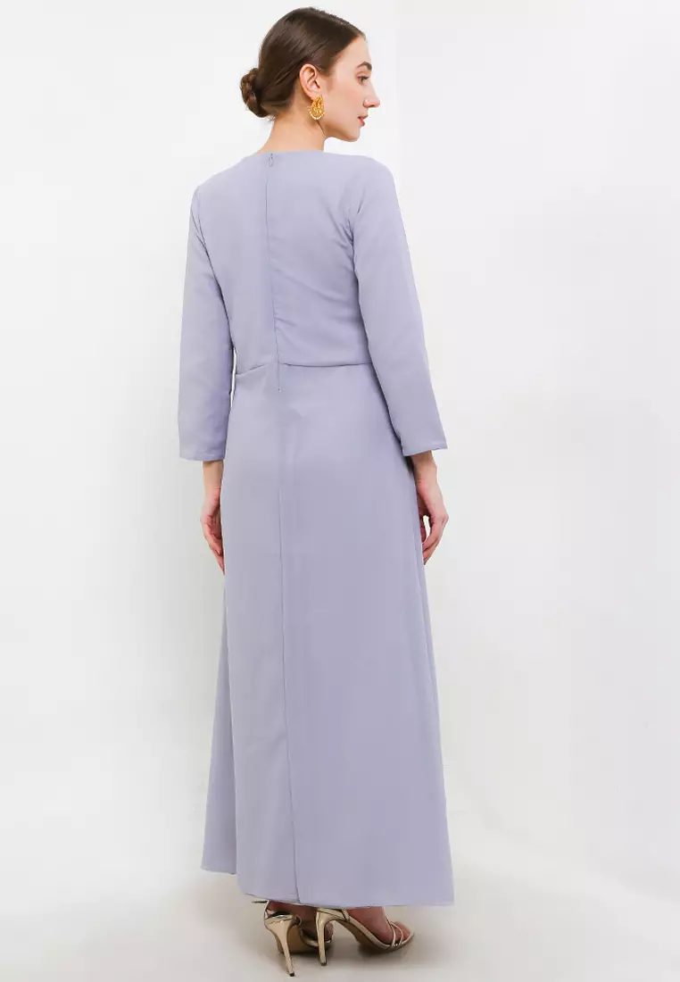 Chanira Festive Rahifa Gamis-Grey