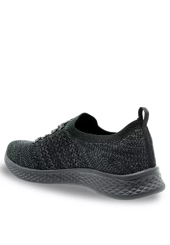 Solid Tone Textured Sport & Street Sneakers