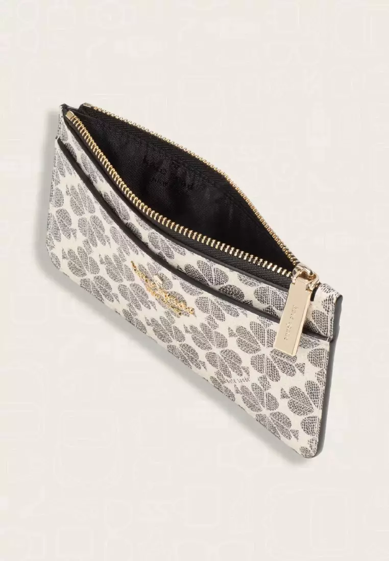 Kate Spade Spade Flower Large Slim Card Holder Black Multi