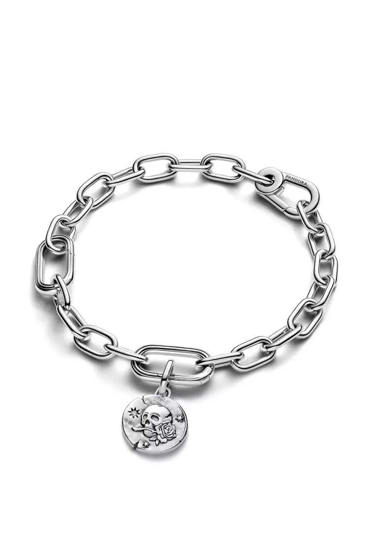 Pandora ME Skull Medallion Charm