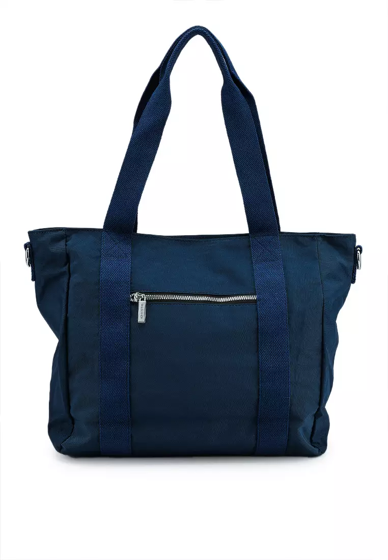 Metallic Series Crinkle Nylon Convertible Shoulder Bag