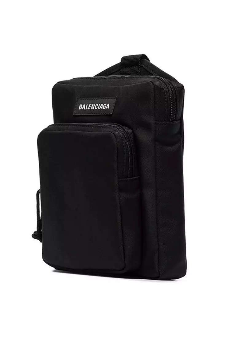 Explorer Crossbody Bag in Black